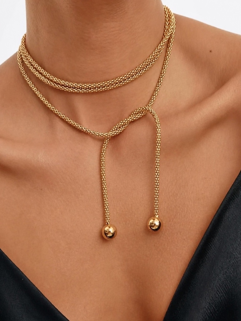 Convertible Wrap Necklace Rope Chain Multiway Styling Jewelry